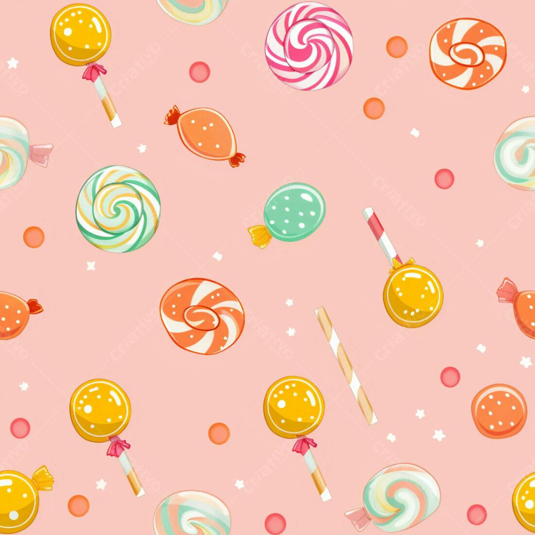 Textura Doces Coloridos para Fundo