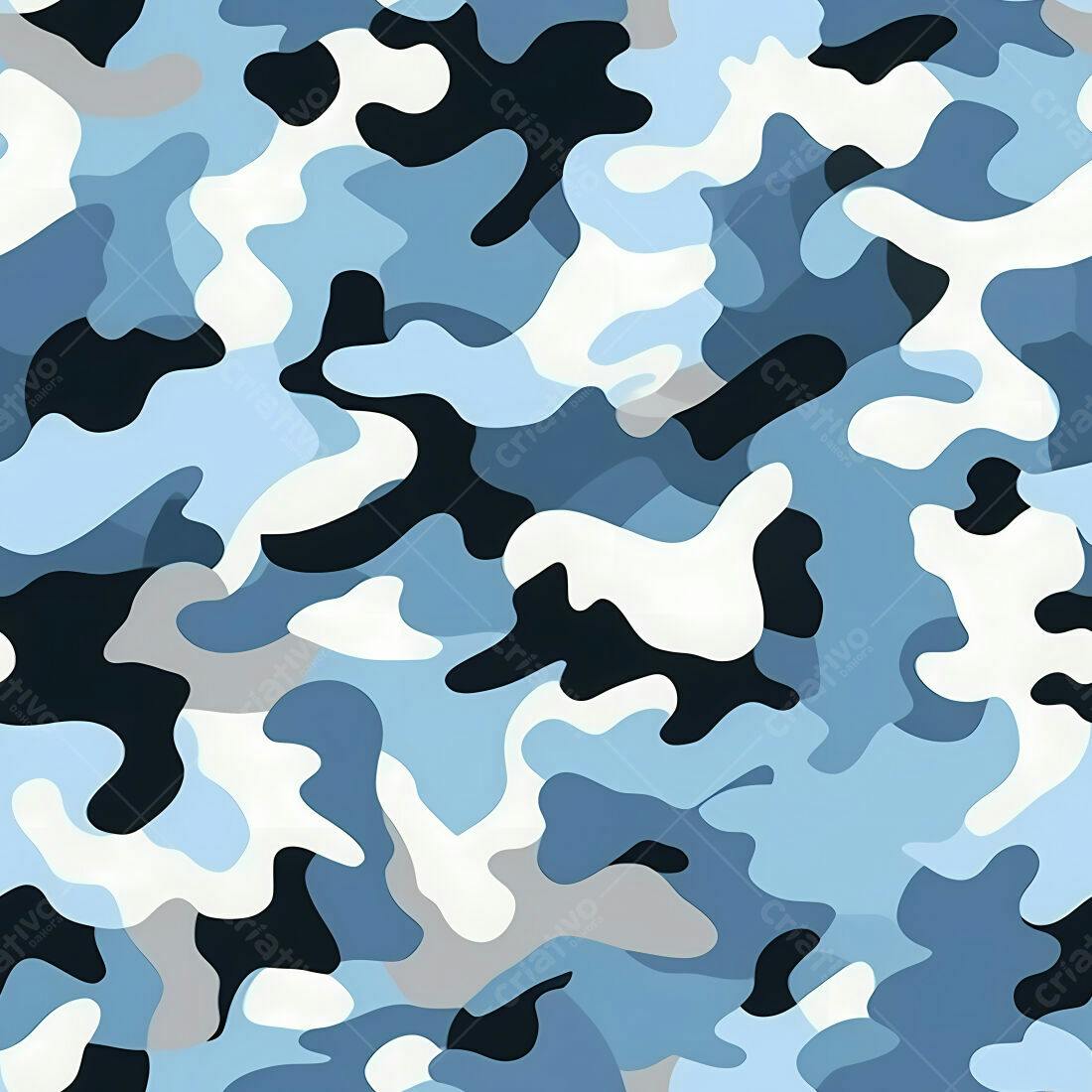 Textura camuflagem azul para fundo