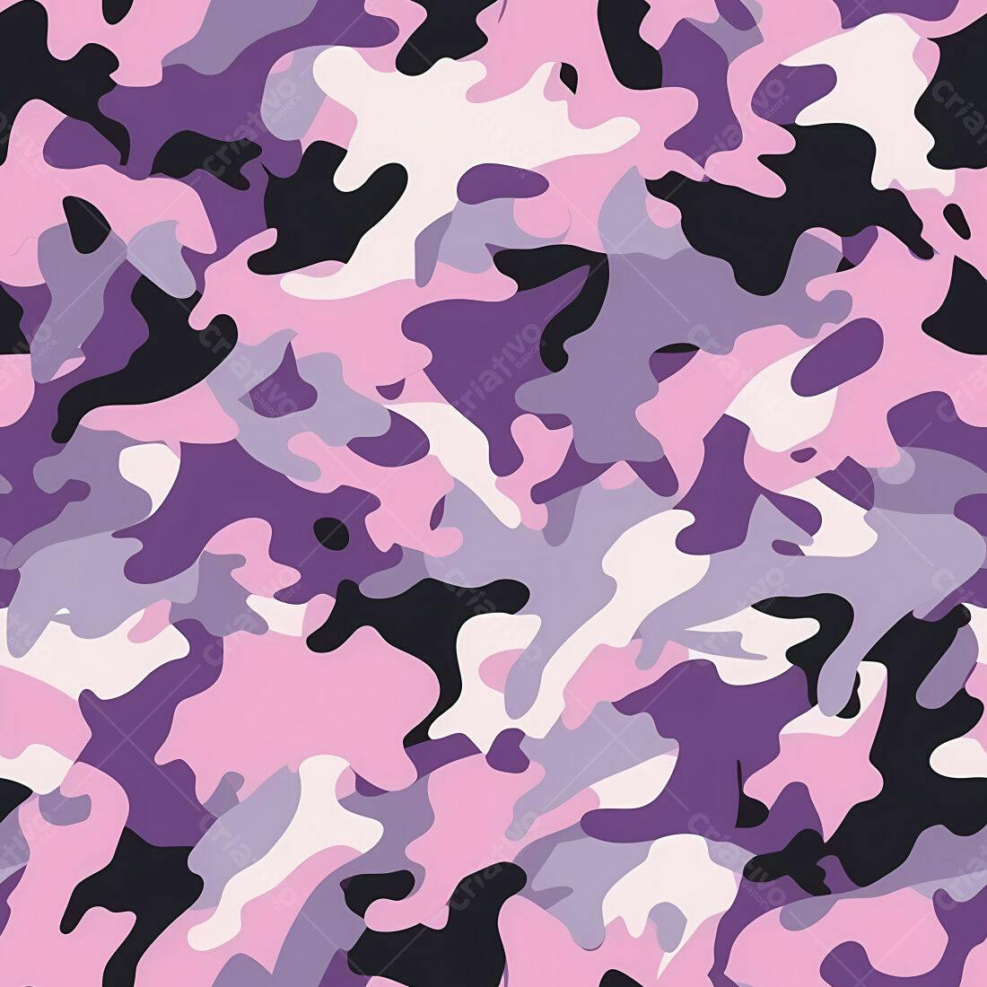 Textura camuflagem rosa e roxa para fundo
