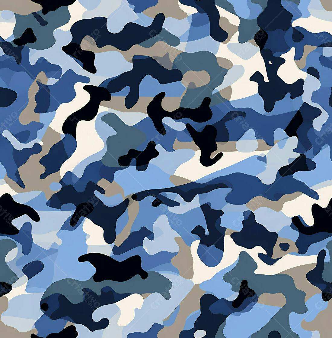 Textura camuflagem azul para fundo