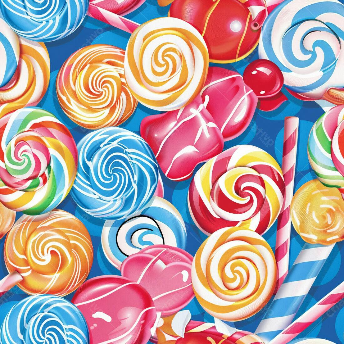 Textura Doces Coloridos para Fundo