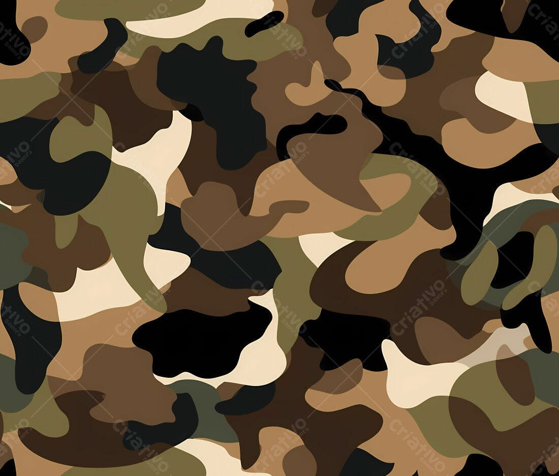 Textura camuflada marrom e bege para fundo