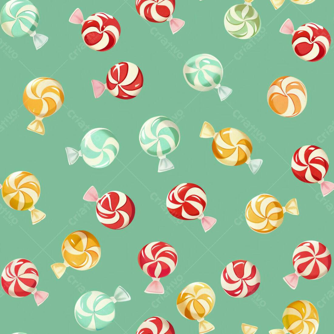 Textura Doces Coloridos para Fundo