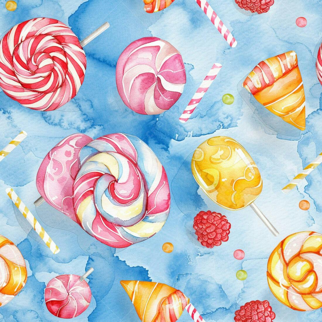 Textura Doces Coloridos para Fundo