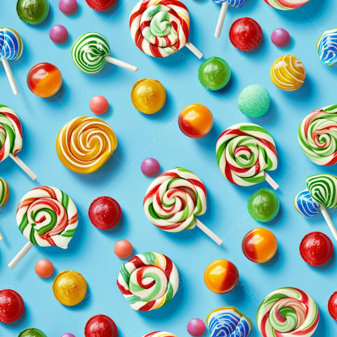 Textura Doces Coloridos para Fundo