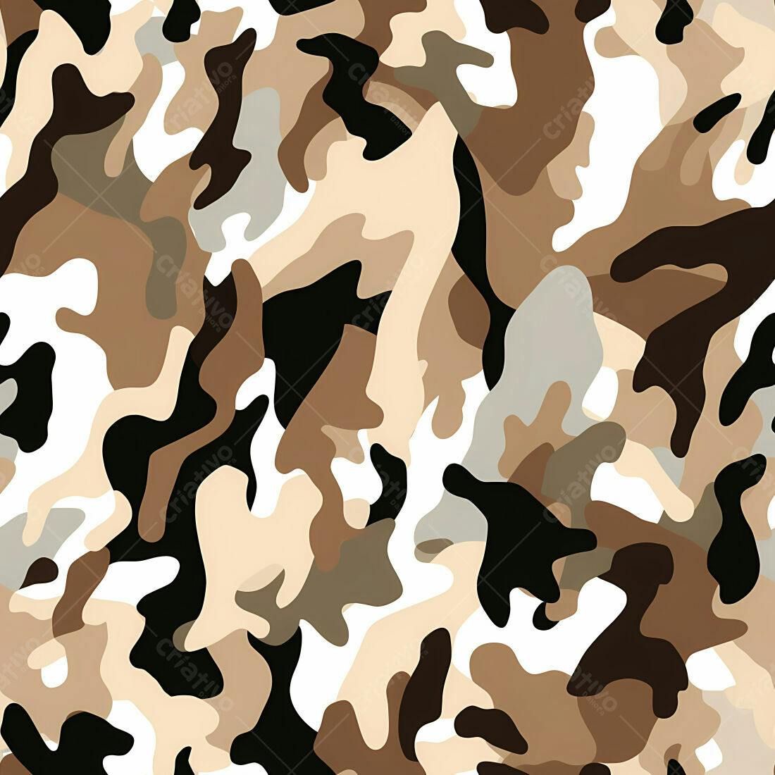 Textura camuflagem bege e marrom para fundo