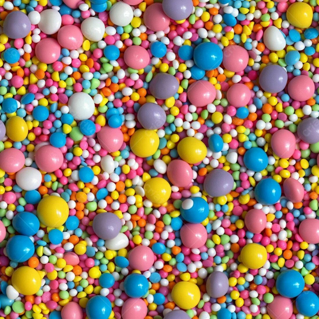 Textura Doces Coloridos para Fundo