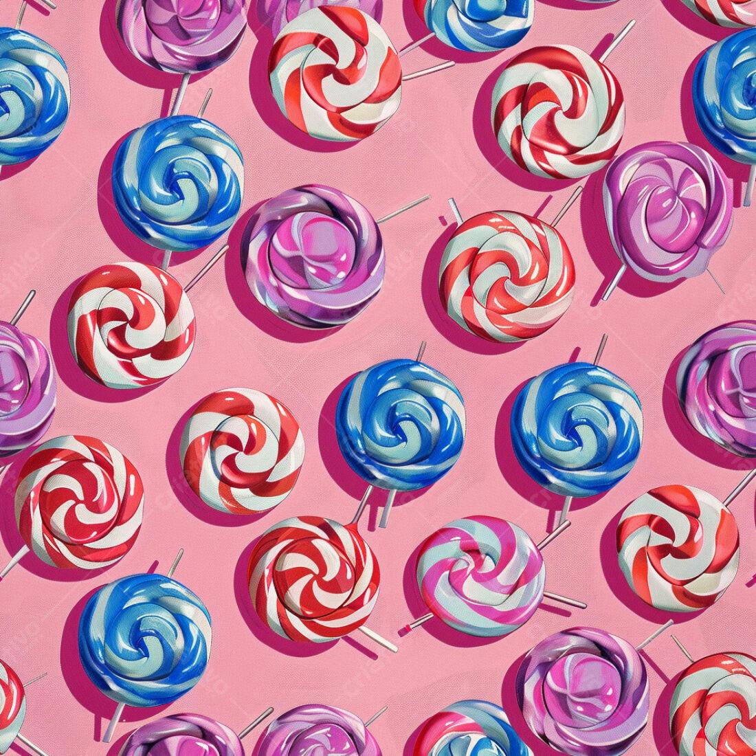 Textura pirulito colorido para fundo doce