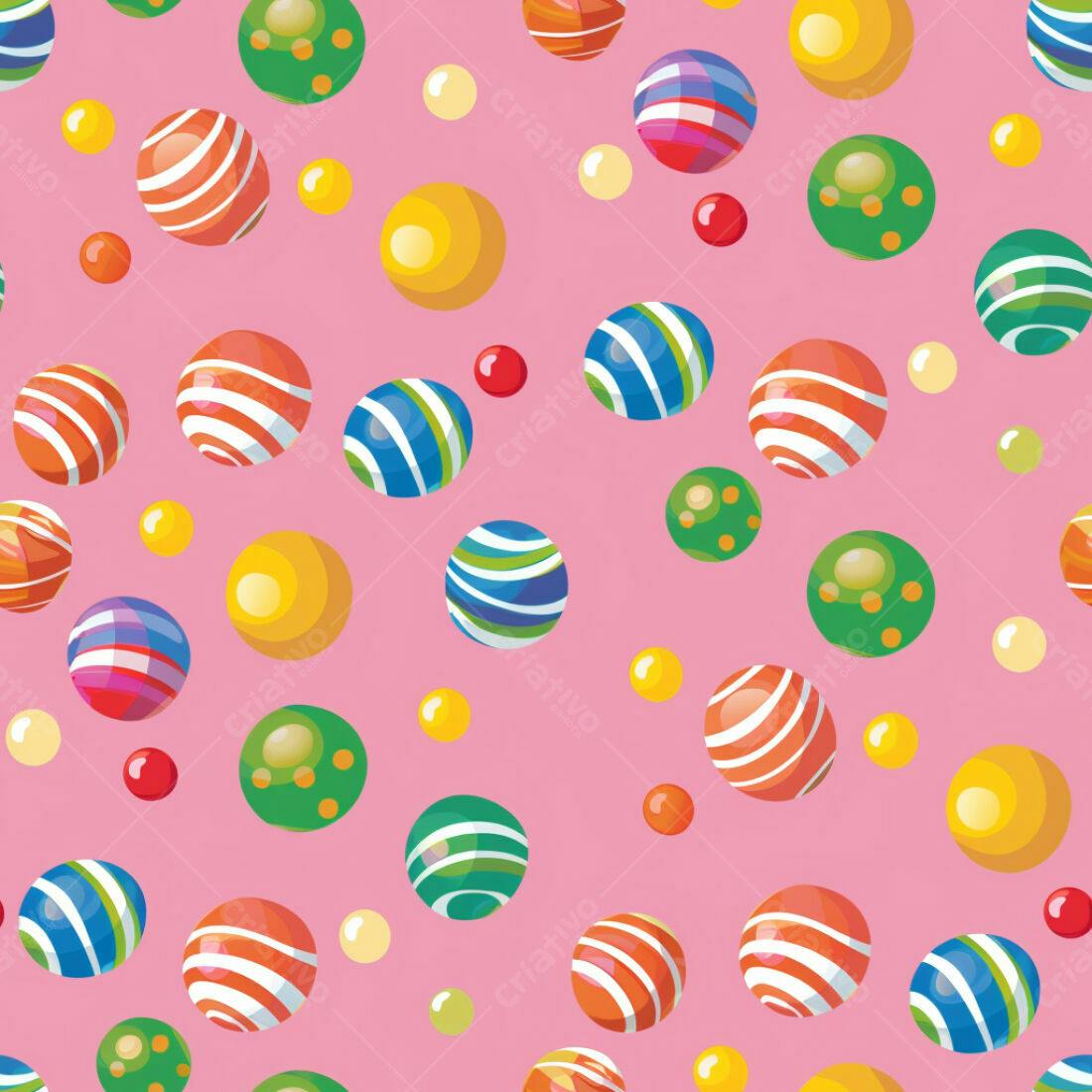 Textura Bolinhas Coloridas para Fundo Infantil