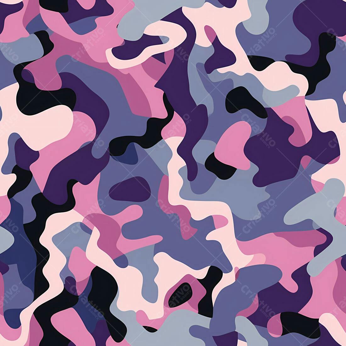 Textura camuflagem rosa e roxa para fundo