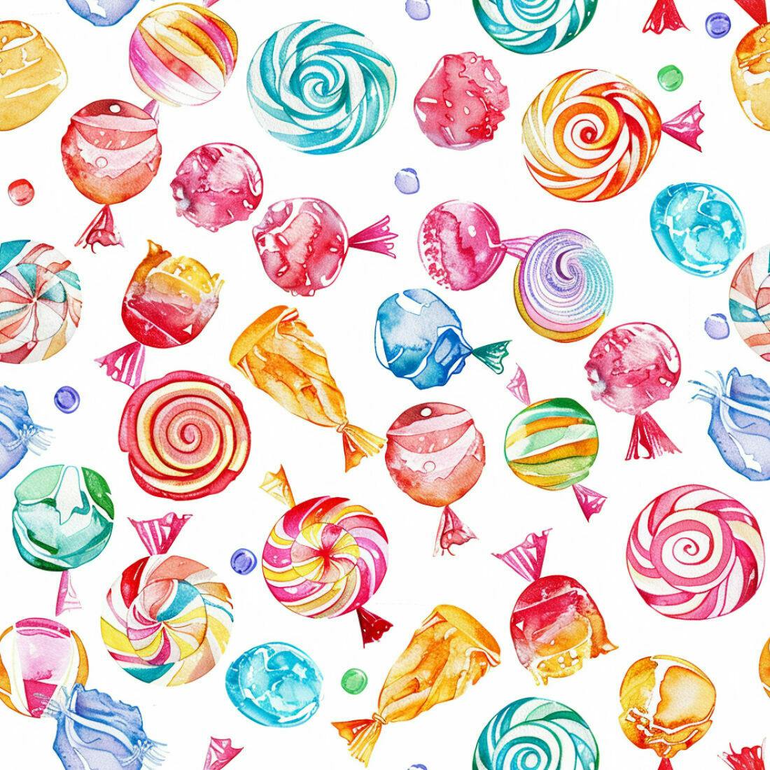 Textura Doces Coloridos para Fundo