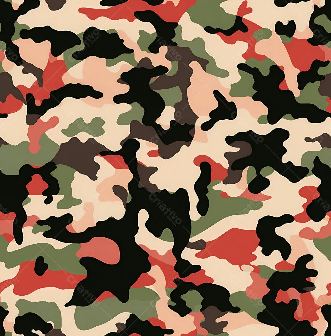 Textura camuflagem vermelho e bege para fundo