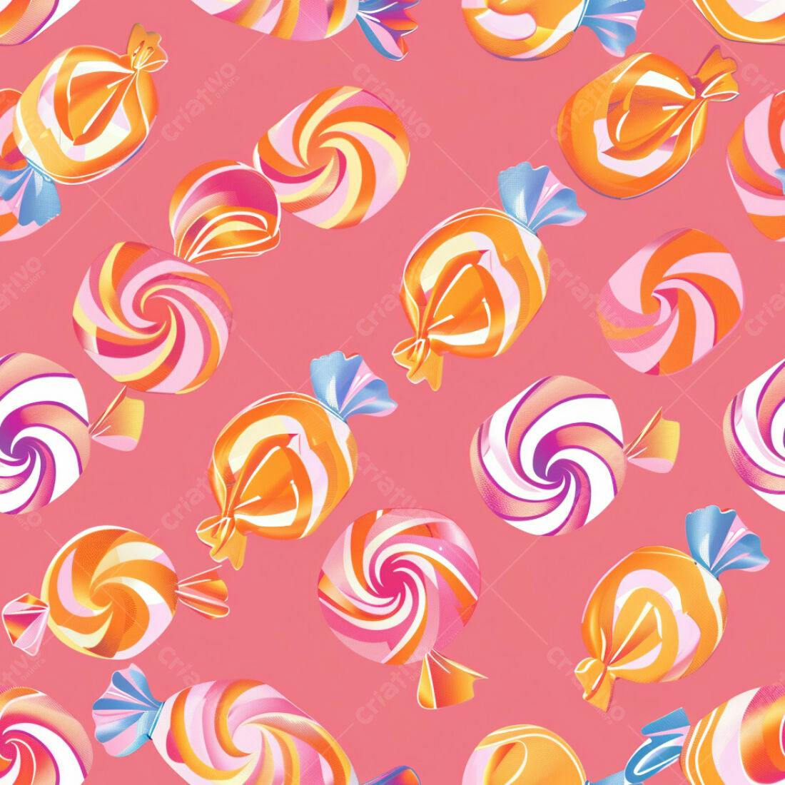 Textura Doces Coloridos para Fundo