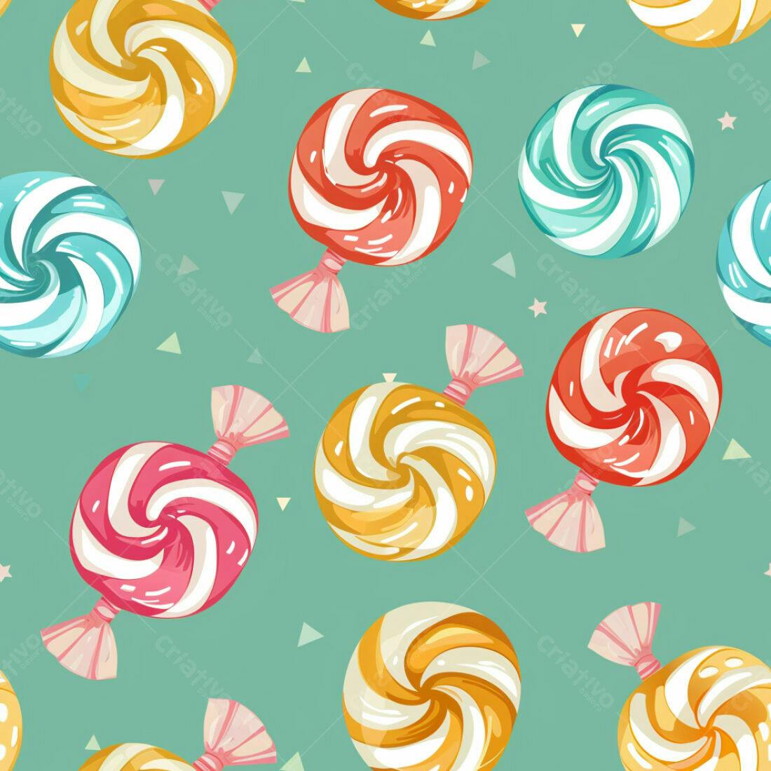 Textura Doces Coloridos para Fundo