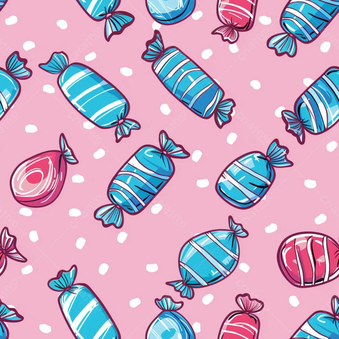 Textura Doces Coloridos para Fundo