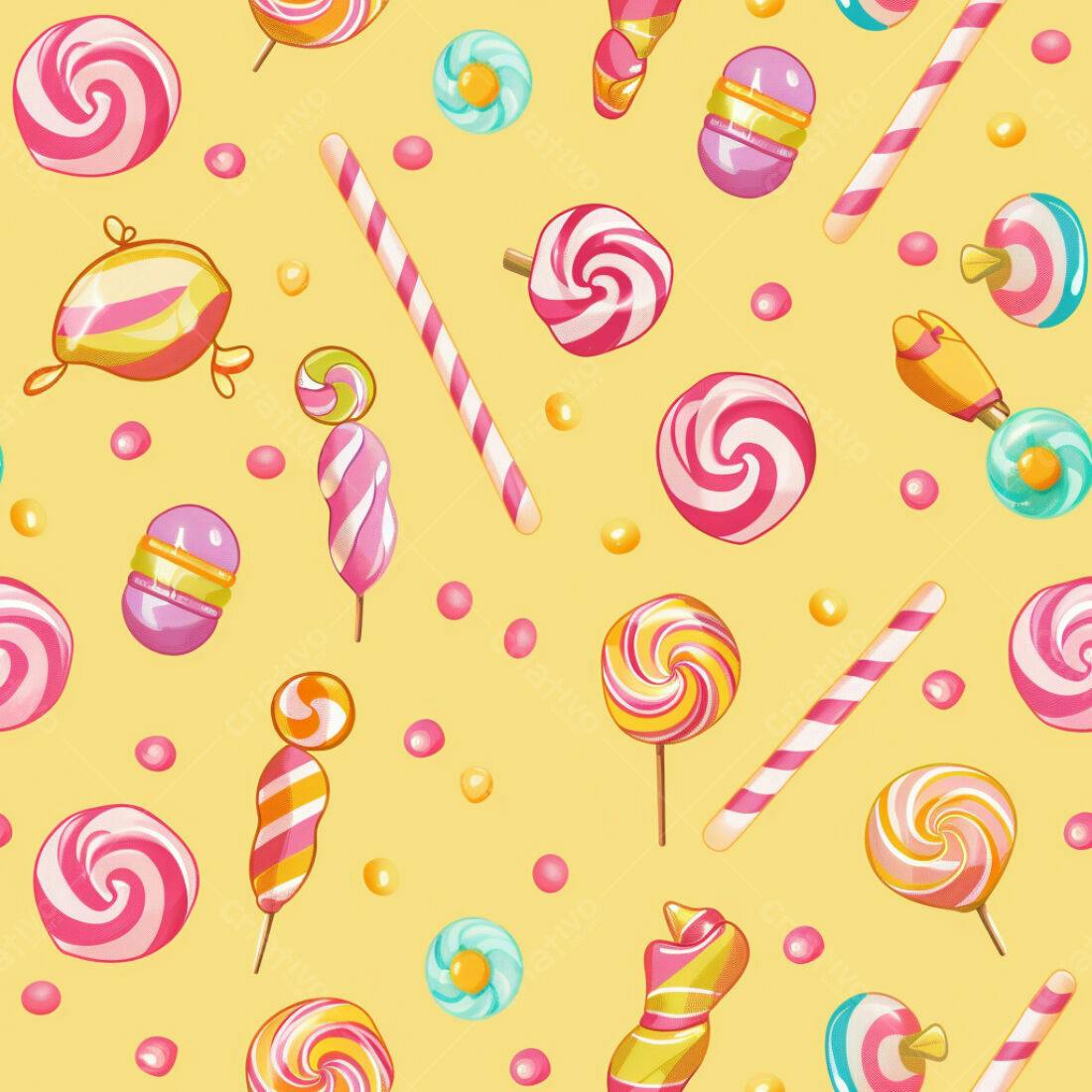 Textura Doces Coloridos para Fundo