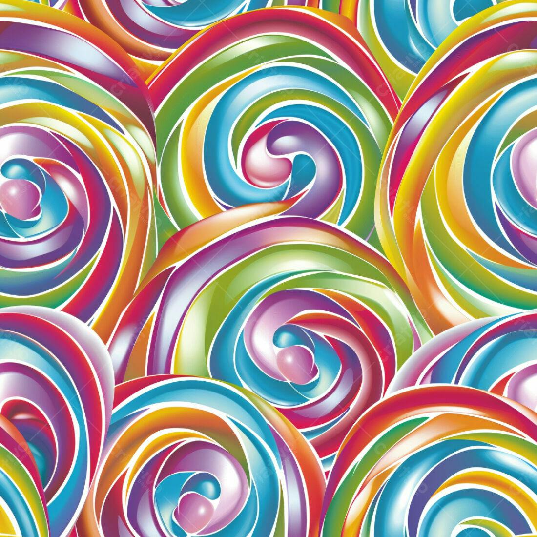 Textura espiral arco-íris para fundo vibrante