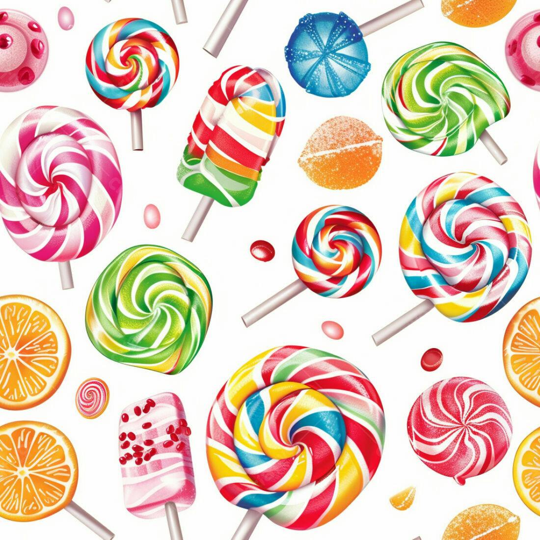 Textura Doces Coloridos para Fundo