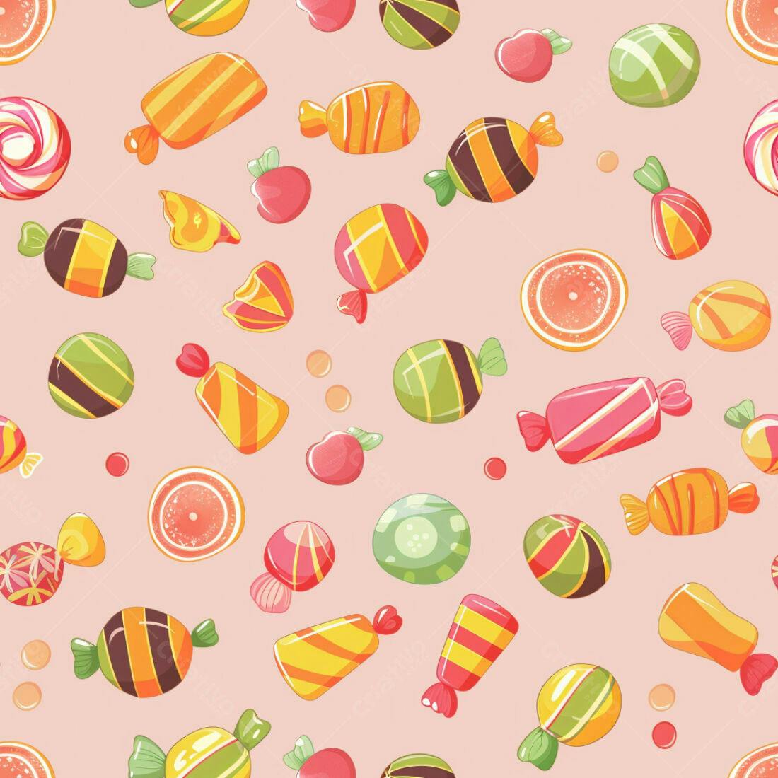 Textura Doces Coloridos para Fundo