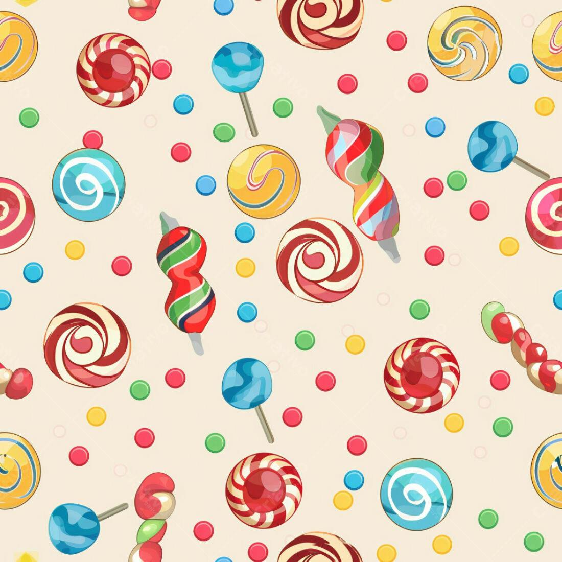 Textura Doces Coloridos para Fundo