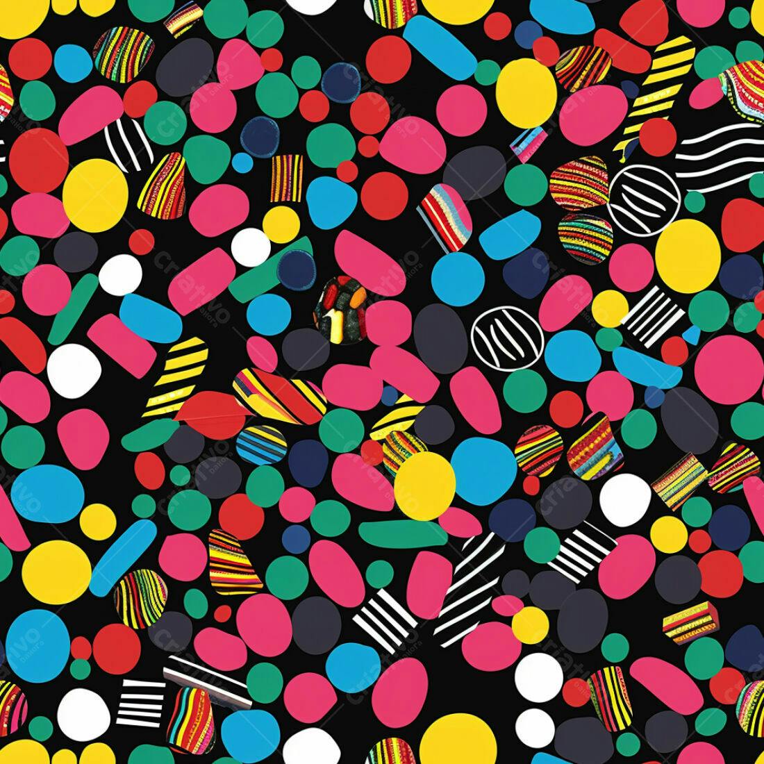 Textura Doces Coloridos para Fundo