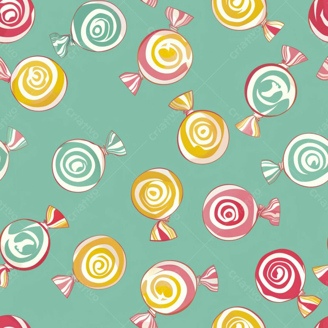 Textura Doces Coloridos para Fundo