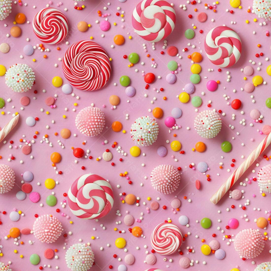 Textura Doces Coloridos para Fundo