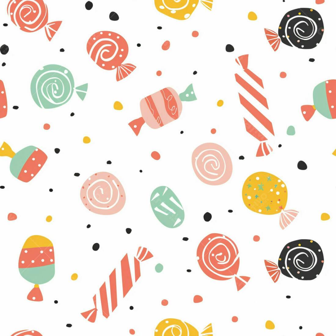 Textura Doces Coloridos para Fundo