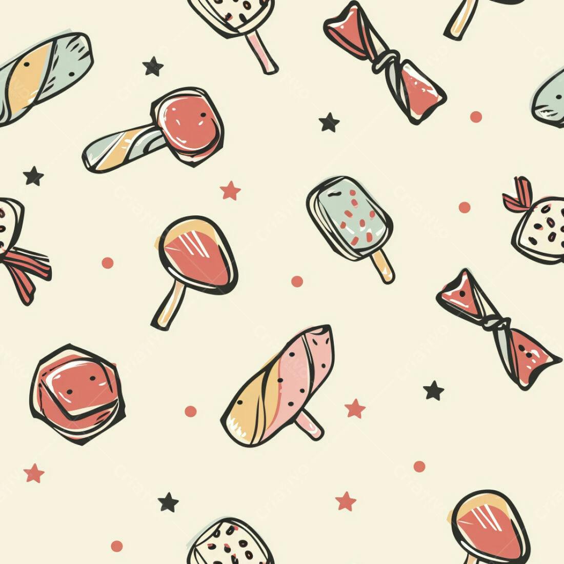 Textura Doces Coloridos para Fundo