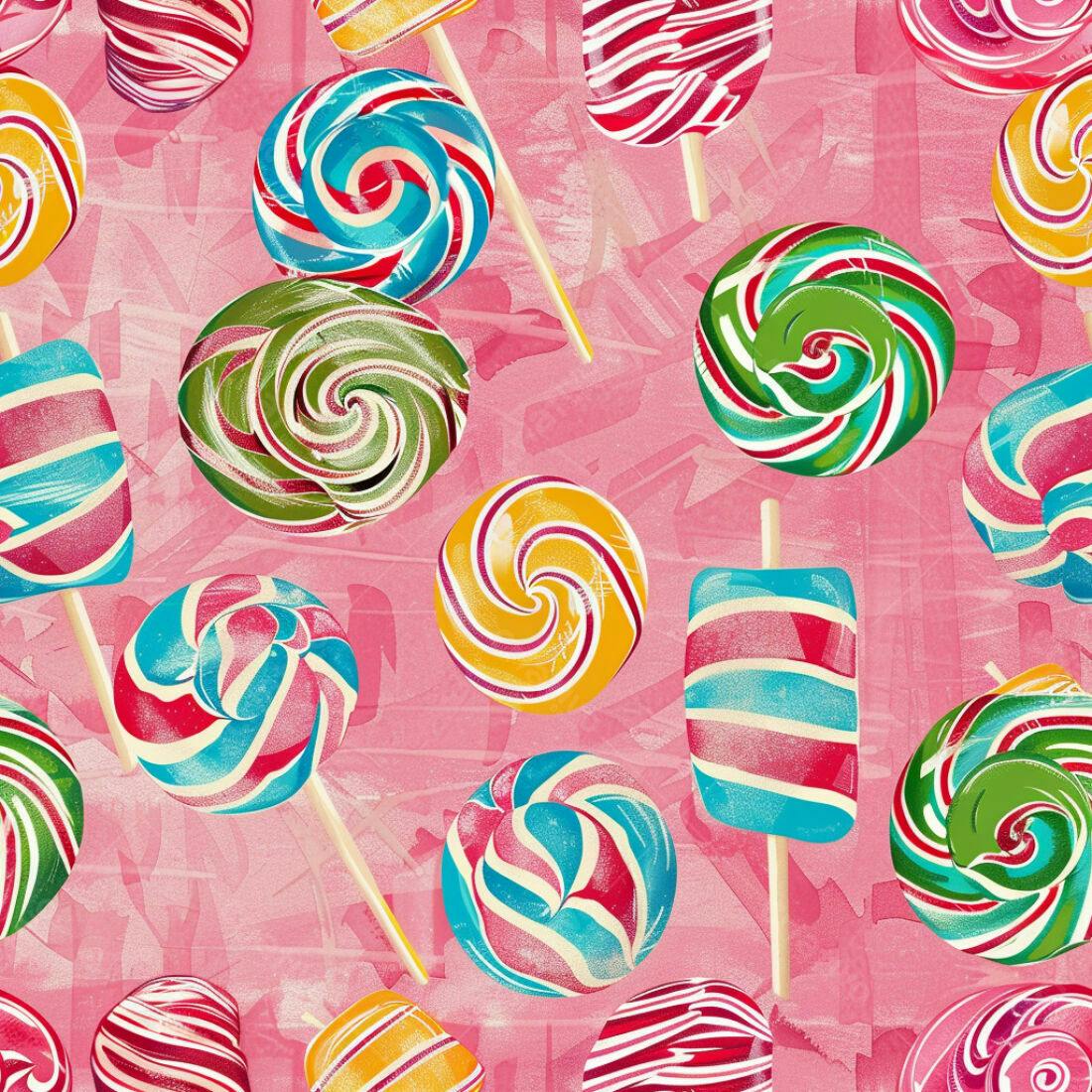 Textura pirulito colorido para fundo doce