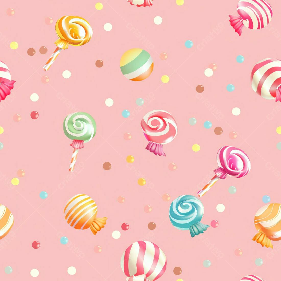 Textura Doces Coloridos para Fundo