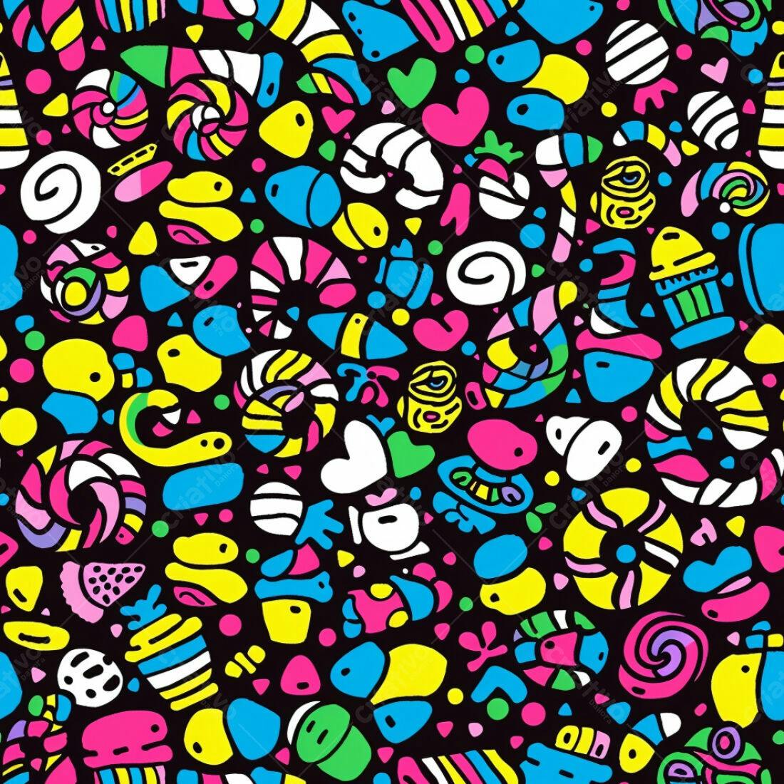 Textura Doce Colorida para Fundo