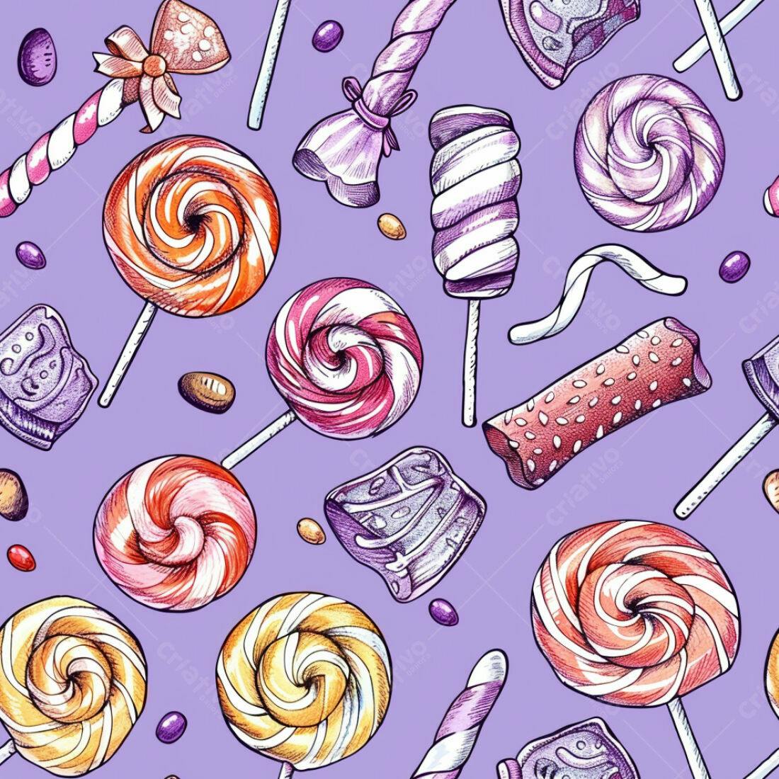Textura doces coloridos para fundo