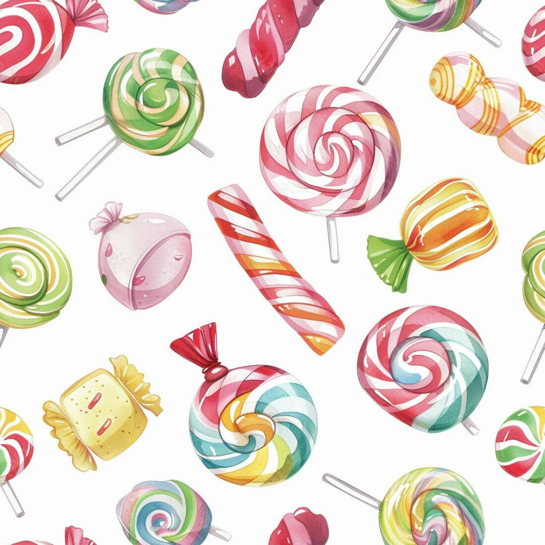 Textura Doces Coloridos para Fundo