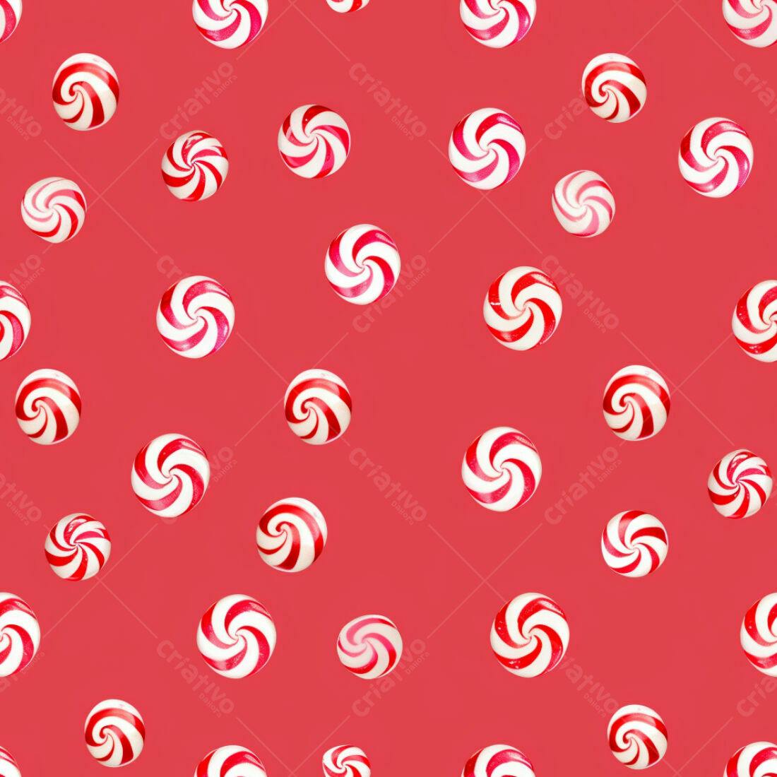 Textura doces espiralados vermelhos e brancos para fundo