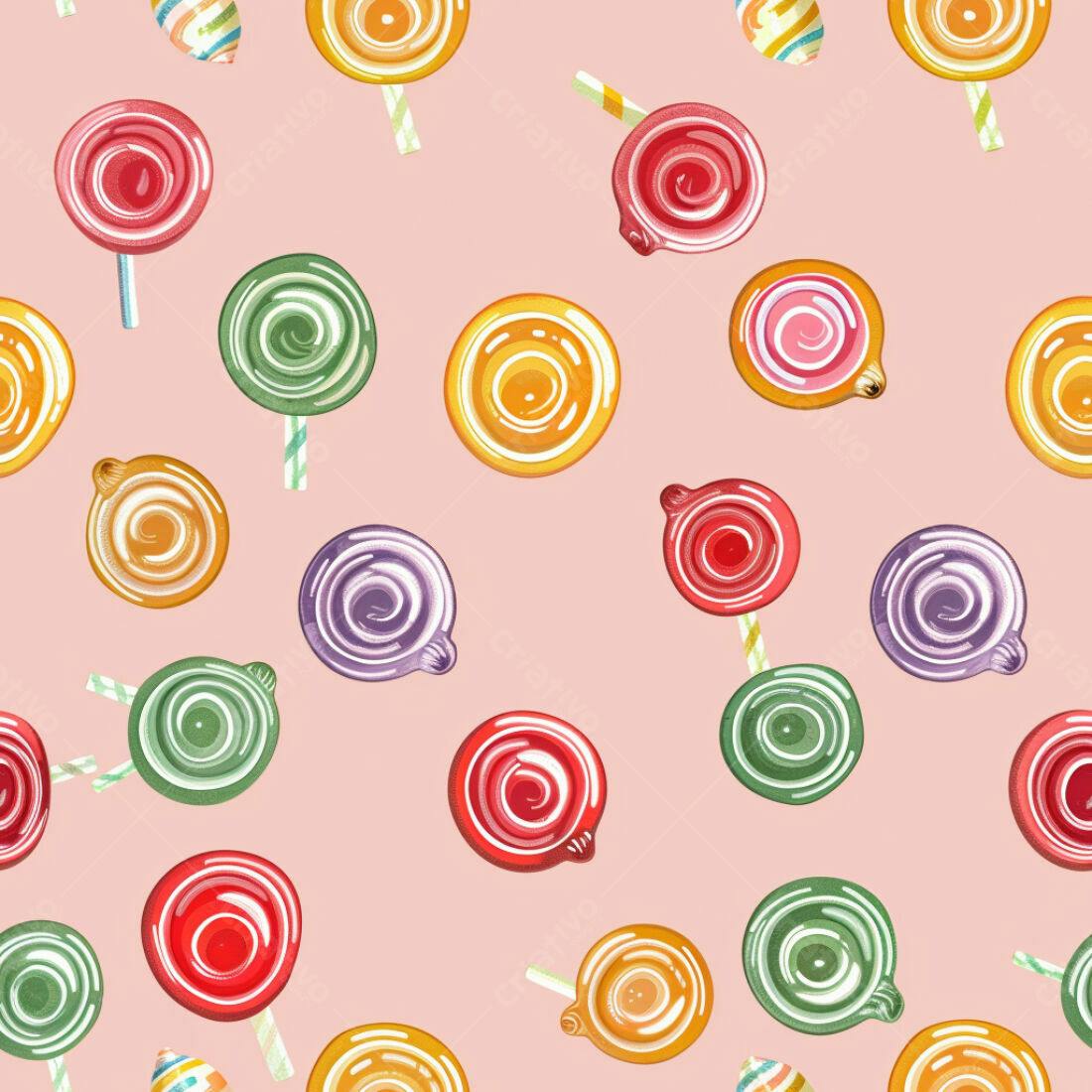 Textura Pirulito Colorido para Fundo