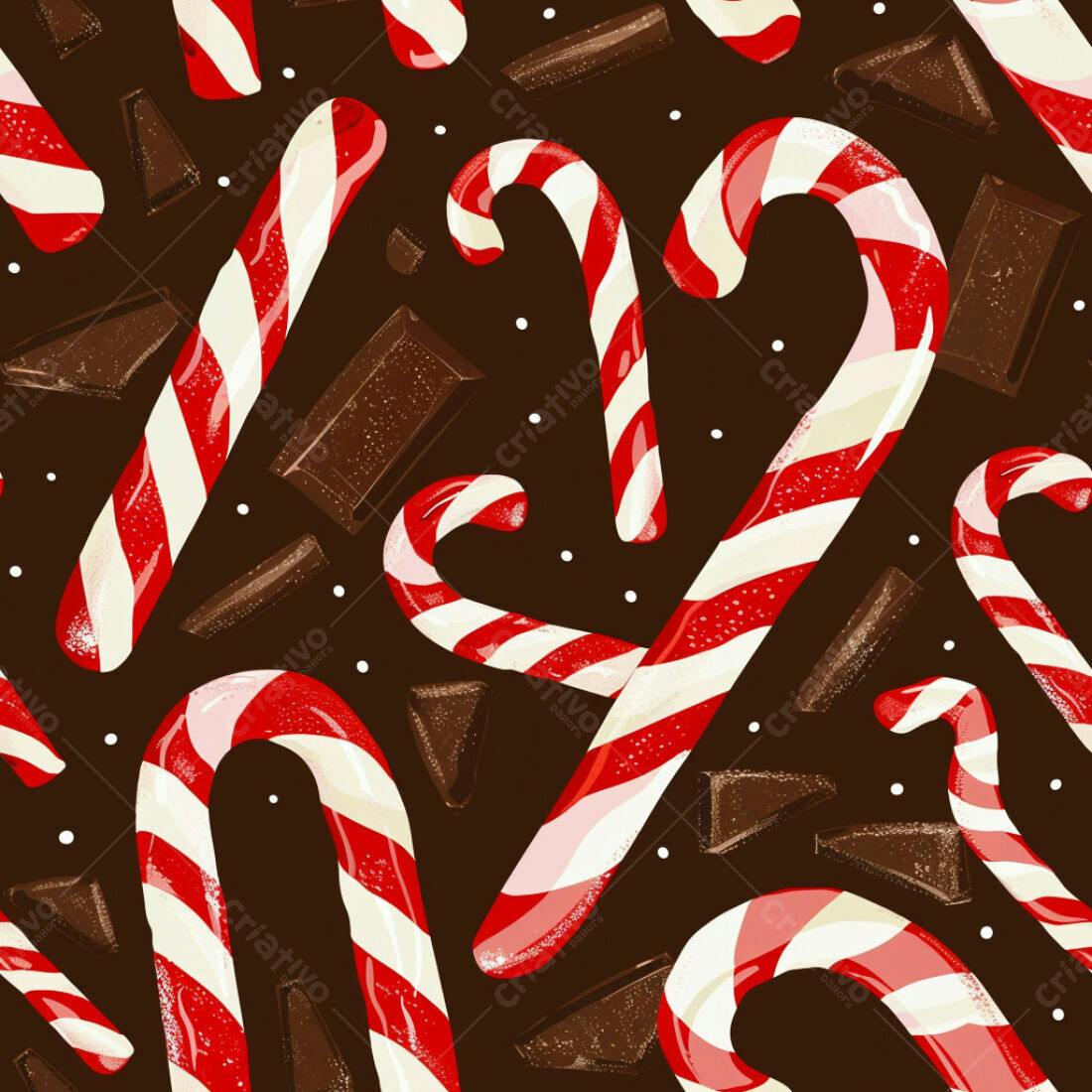 Textura doces natalinos para fundo festivo