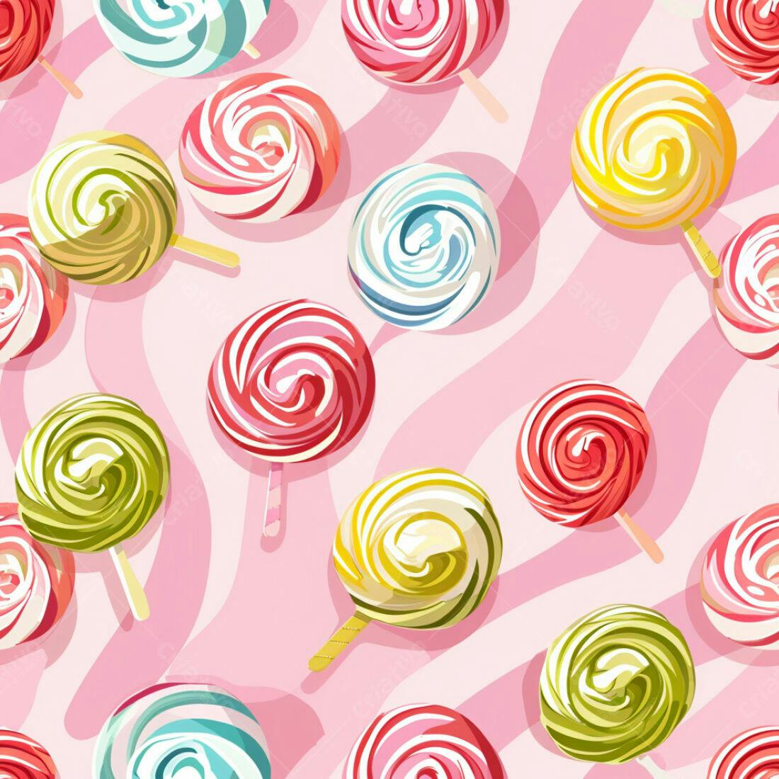 Textura Pirulito Colorido para Fundo