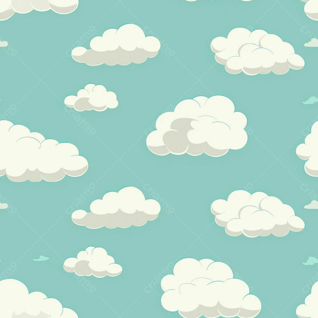 Textura Nuvens para Fundo Infantil
