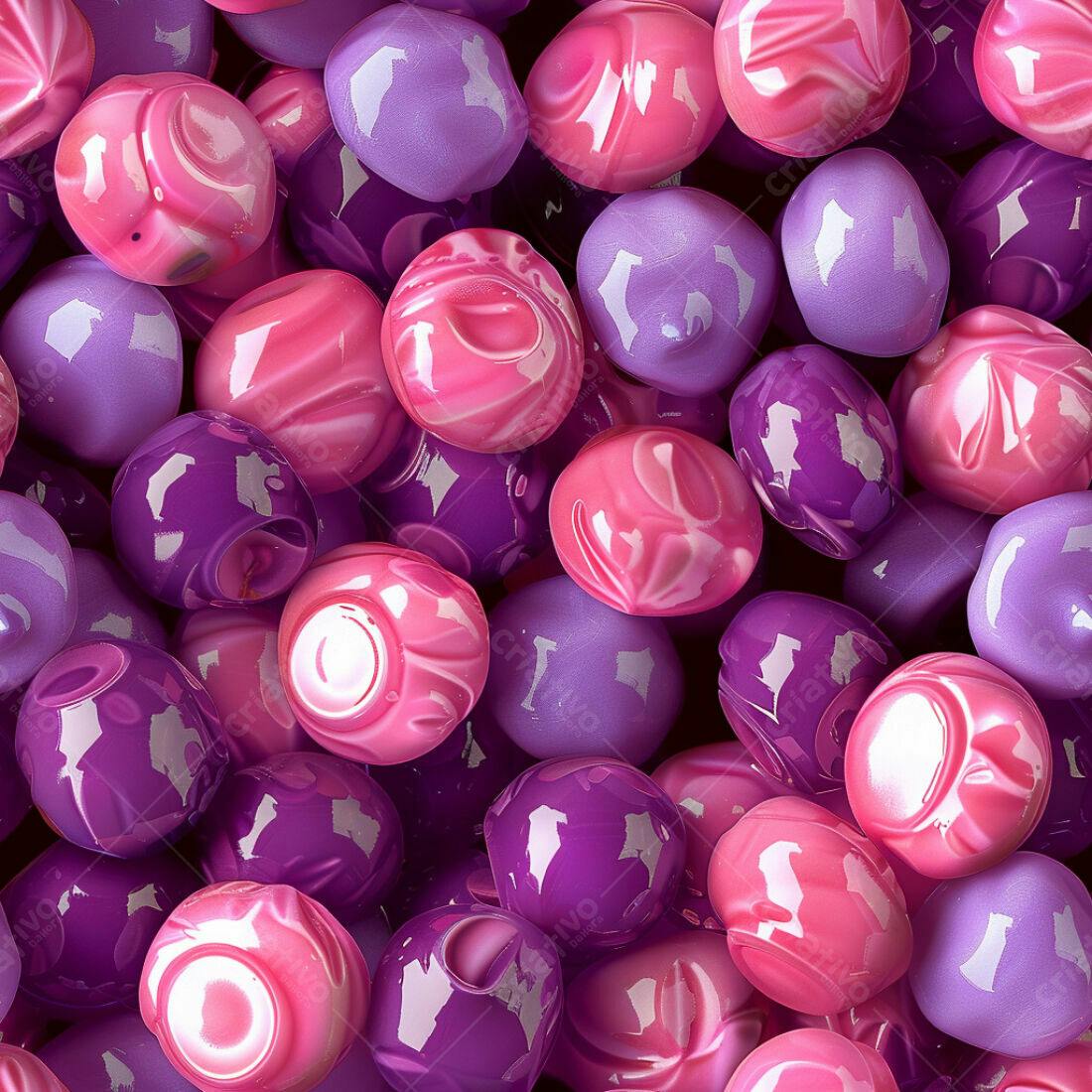 Textura Esferas Rosa e Roxo para Fundo