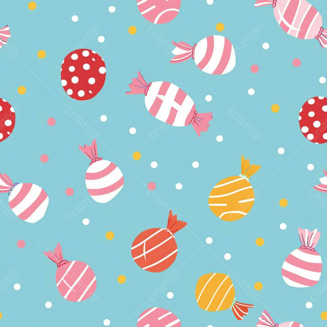 Textura Doces Coloridos para Fundo