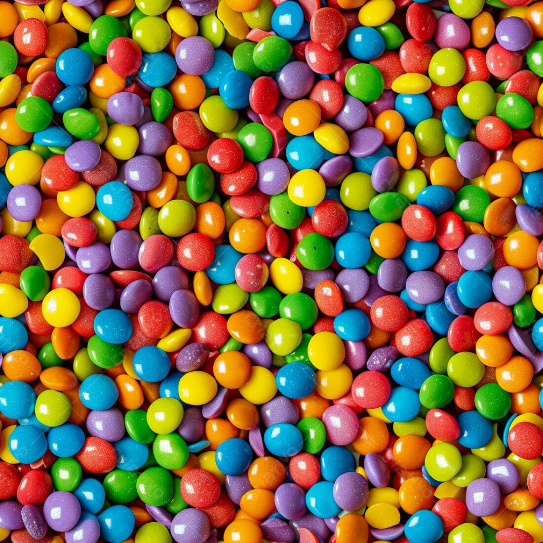 Textura Doces Coloridos para Fundo