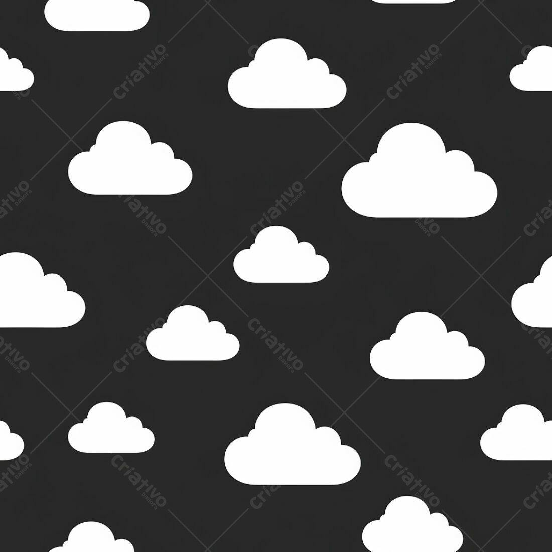 Textura Nuvens Brancas para Fundo