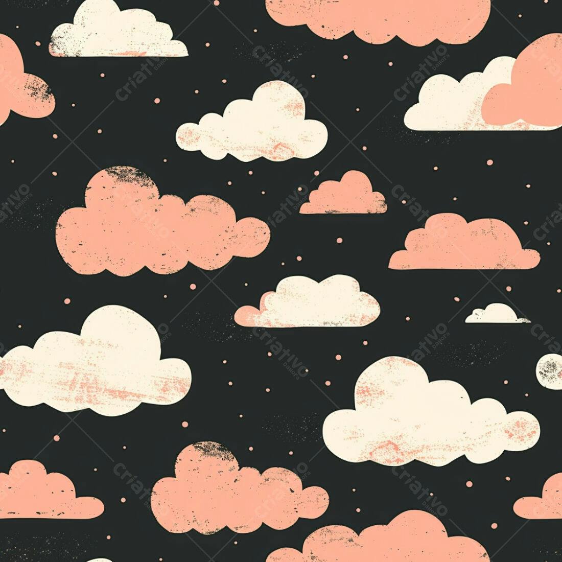 Textura Nuvens Pastel para Fundo
