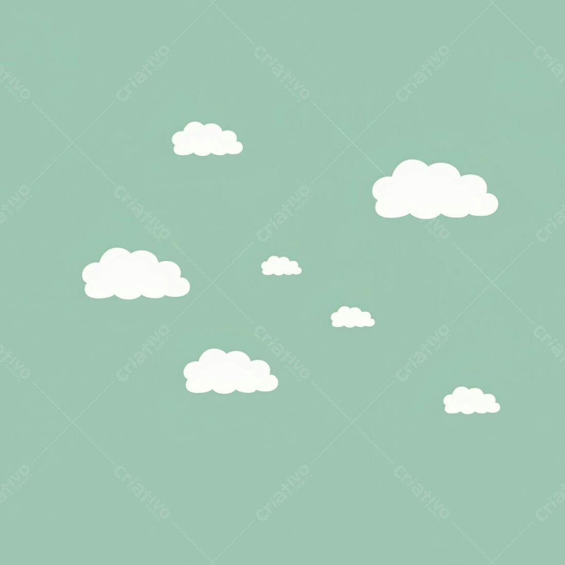 Textura Nuvens Branca para Fundo