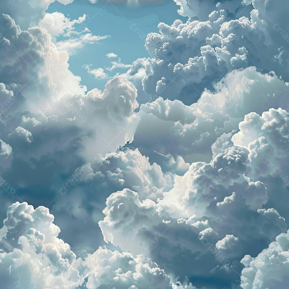 Textura Céu Nublado para Fundo