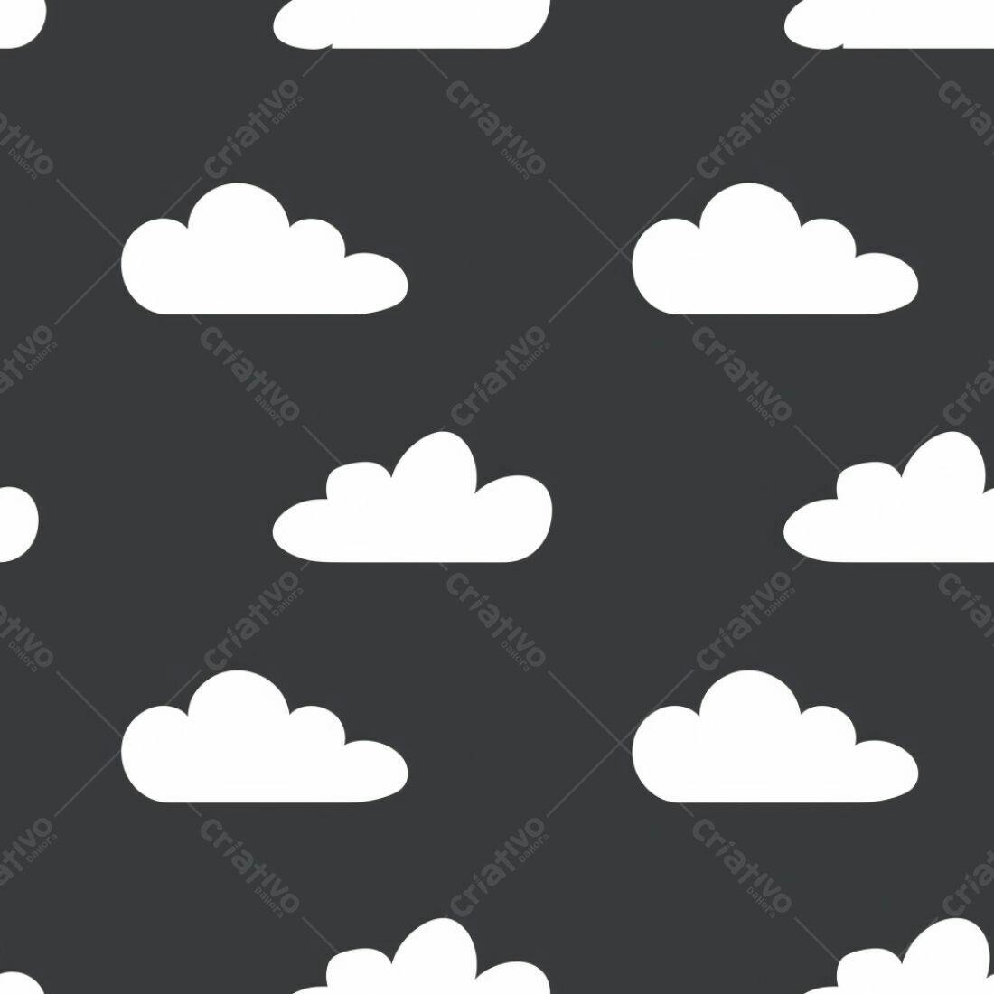 Textura Nuvem Branca para Fundo Infantil