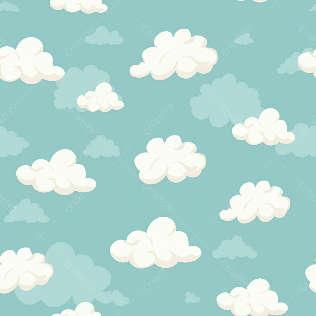Textura Nuvens para Fundo Infantil