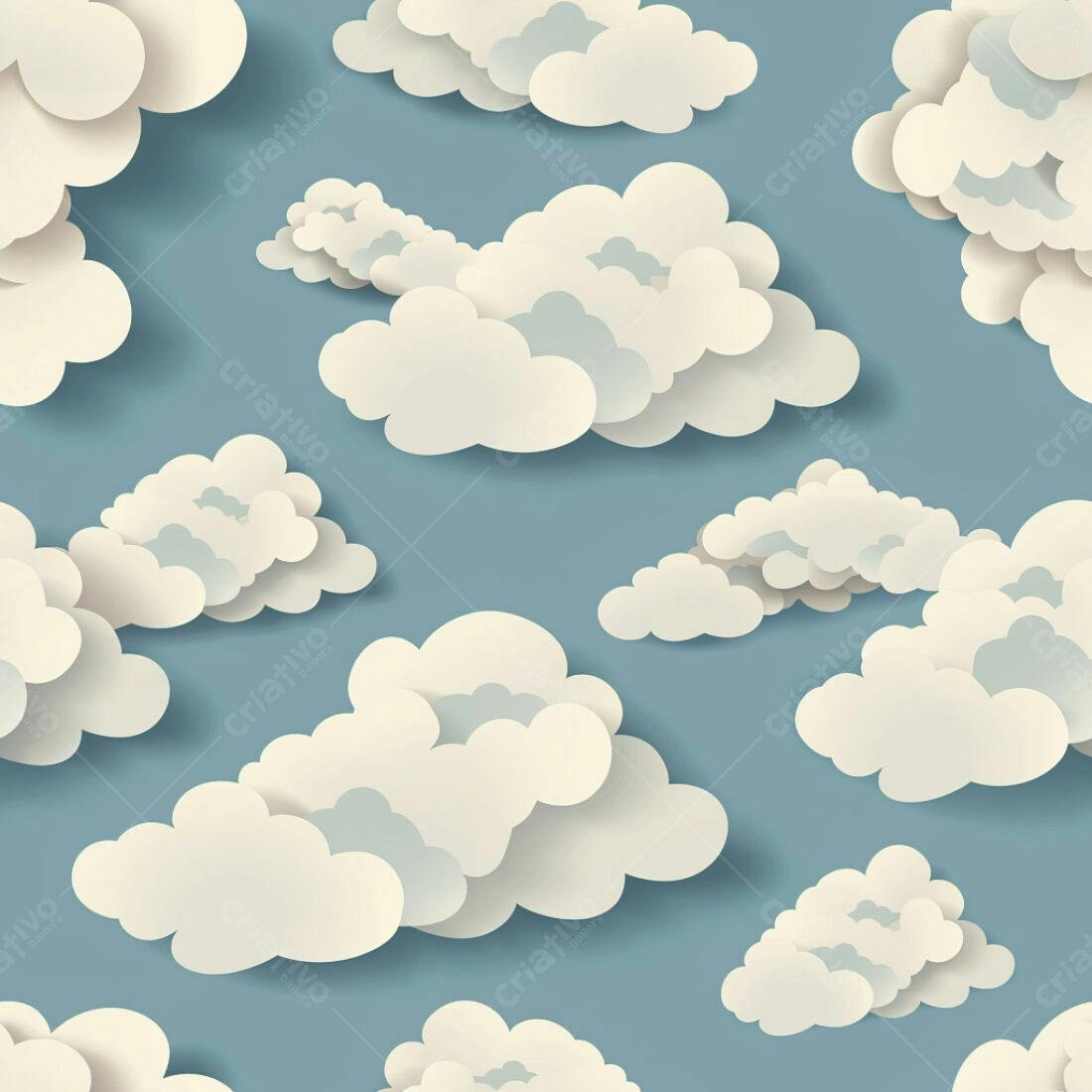 Textura Nuvens Papel para Fundo