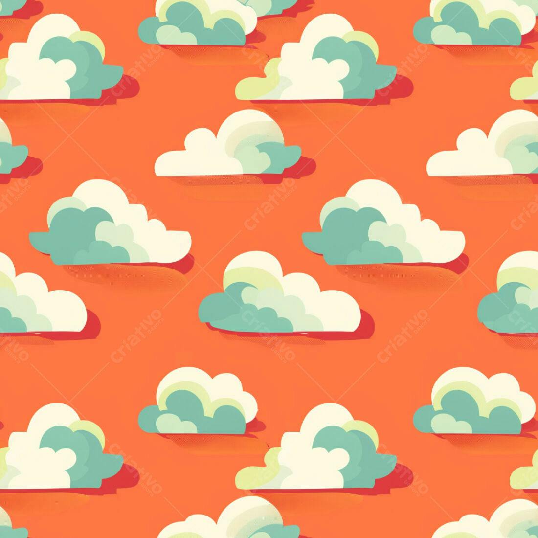 Textura Nuvens Pastel para Fundo